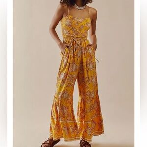 Free People Little Of Your Love Wide Leg Jumpsuit NWT